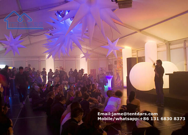 Outdoor aluminium marquee tent