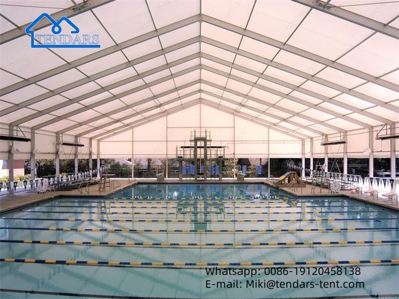 A-frame pool tent A-frame pool tent