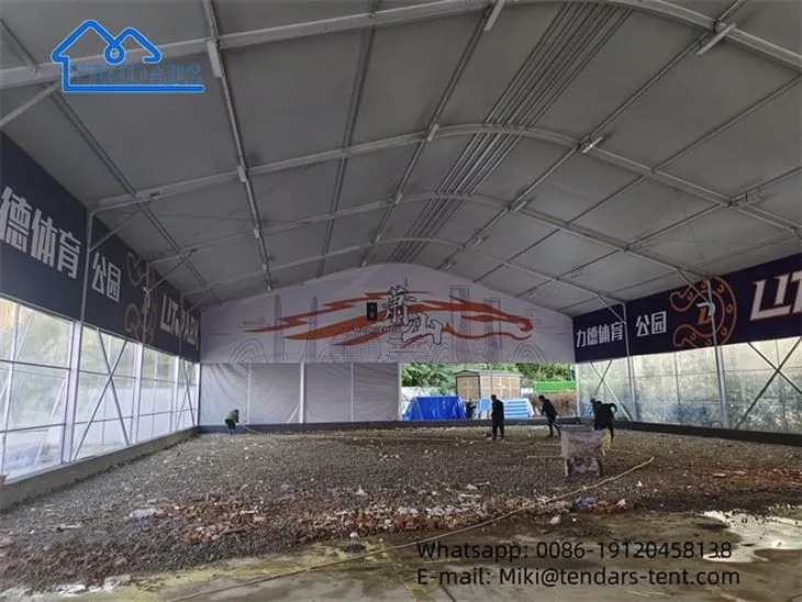 big basketball court tent