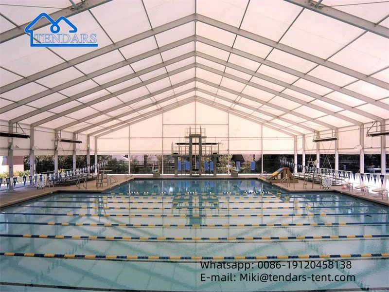 A-frame pool tent A-frame pool tent