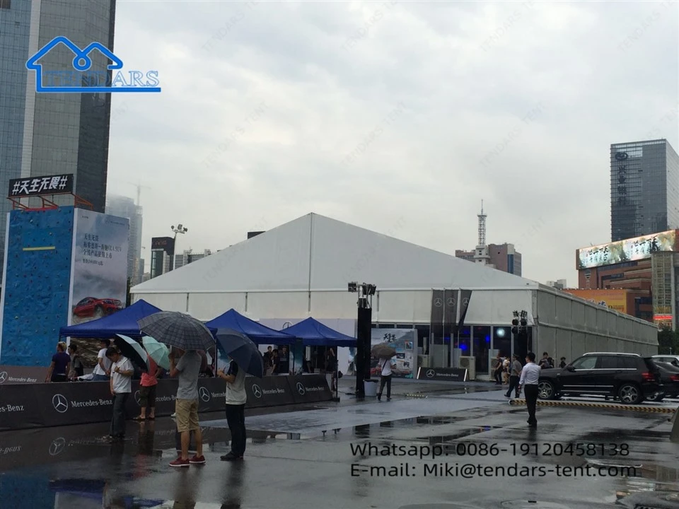 outdoor car exhibition tent