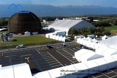 Curved Warehouse Tent