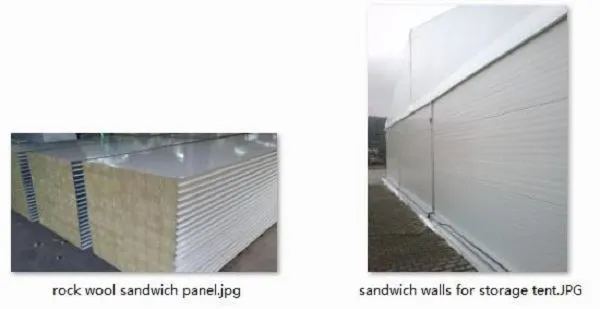 Industrial Storage Marquee Tent Optional Accessories For Different Workshop Using